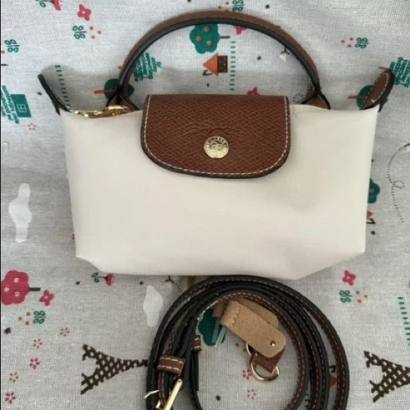 Longchamp Mini Bag in White - Picture 1 of 5